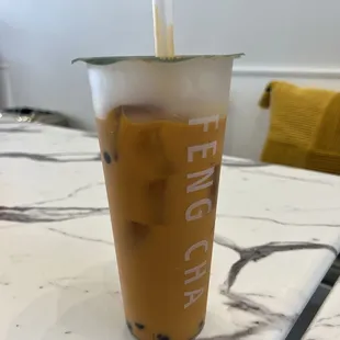 Thai Milk Tea w boba