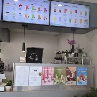 Right side of the menu