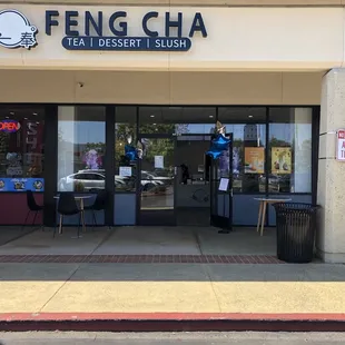 the front of the store