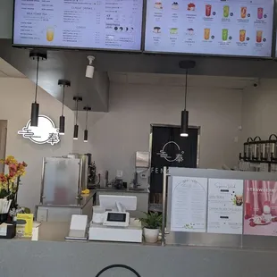 Left side of the menu