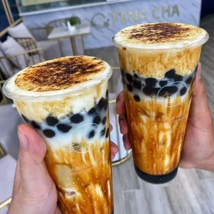 Creme Brulee Dirty Boba