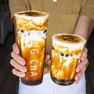 Creme Brulee Dirty Boba