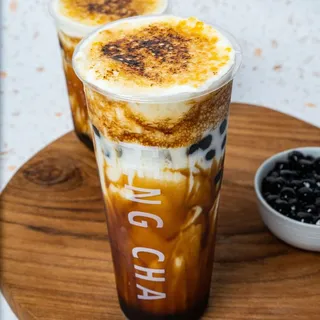 Creme Brulee Dirty Boba