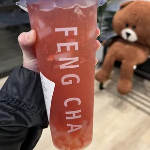 Strawberry Overload with lychee jelly