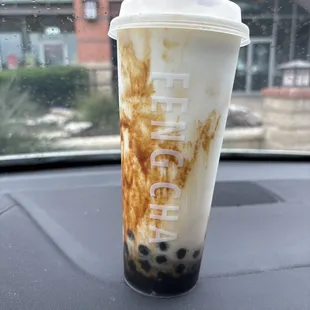 Creme Brulee Dirty Boba