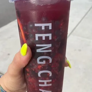 Overflowing Grapefruit Tea