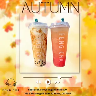 Treat yourself to some drinks at Feng Cha Yukon. You deserve it!
