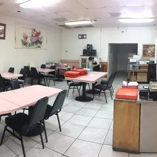 a panoramic view of a restaurant