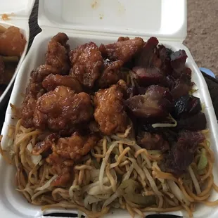 3 item combo, very generous serving for very little money!