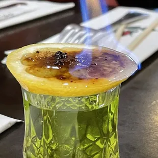 Flaming shot