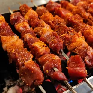 Lamb skewers