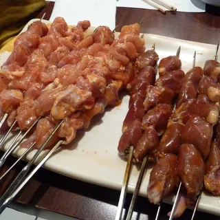 Chicken Heart Kebab