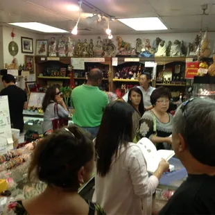 Explaining the new year Chi flow in the store