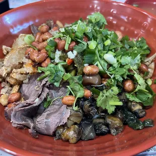 House special rice noodles. Was recommended to have the soup on the side as how they eat it in Guilin.