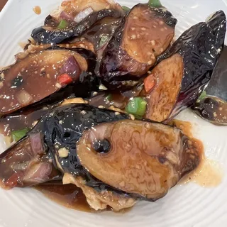 Pan-Fried Stuffed Eggplant