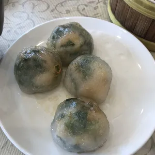 Spinach Dumpling w/Shrimp
