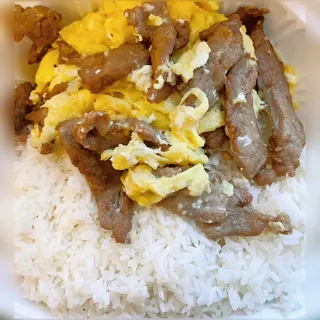 Scramble Egg Beef O Rice