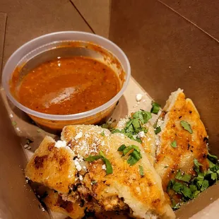 Pupusas (curtido not pictured) highly recommend!