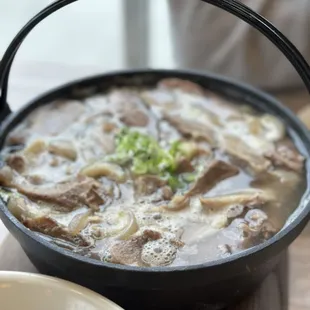 a bowl of soup and a bowl of soup