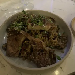 Barley Risotto Lamb