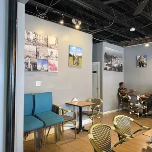 sushi and sashimi, interior