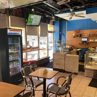 the interior of the restaurant