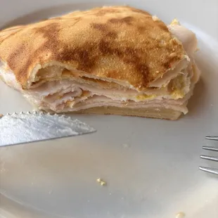 11. Smoked Turkey, Cheese and Egg Crepe