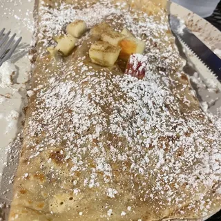 2. Fresh Apples, Brown Sugar and Cinnamon Crepe