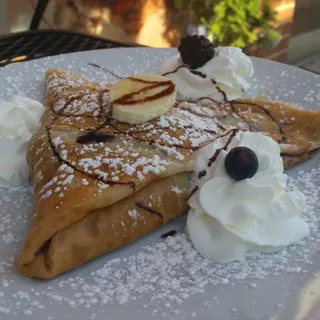 12. Nutella, Banana, Blueberry and Blackberry Crepe