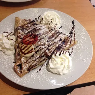 16. Nutella and Strawberry Crepe