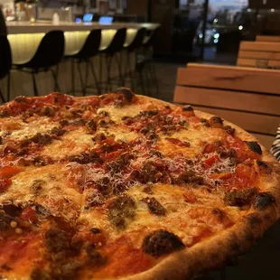 Sausage fennel pizza