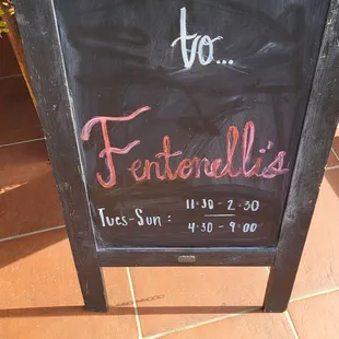 a welcome sign
