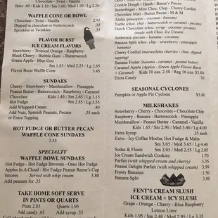 Here's there menu. Great burgers. Thinking about trying the pizza.