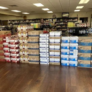 Yuengling beer selection at Fenwick Liquor. Traditional, Light, Flight, and Golden Ale