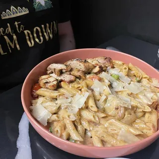 Blackened Penne Pasta