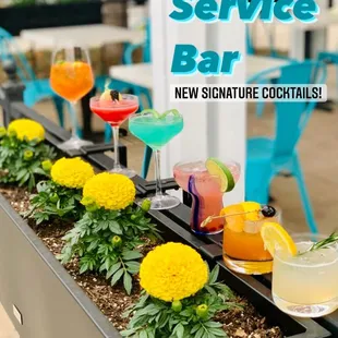 We now offer a full bar with liquor, beer and wine! Come on in and try one of our new signature cocktails.