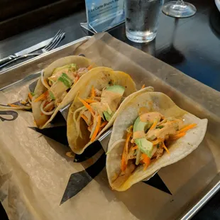 Jalapeno Rubbed Salmon Tacos