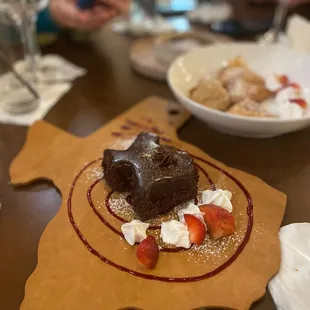 Texas Shaped Chocolate Mousse