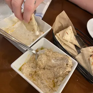 Babaganoush and Atom dip