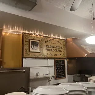 a view of the kitchen