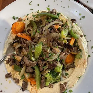 SautEed Hummus - beef