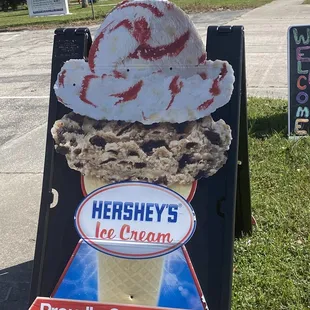 an ice cream cone