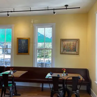 a view of the dining room
