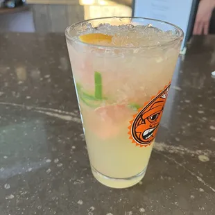 Grapefruit jalapeño margarita