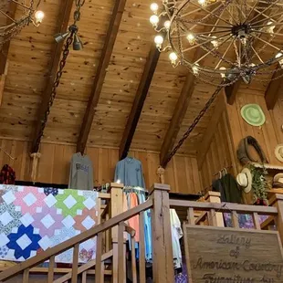 Quits and gifts upstairs