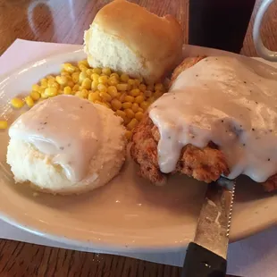 Chicken fried chicken lunch special - it was delicious!