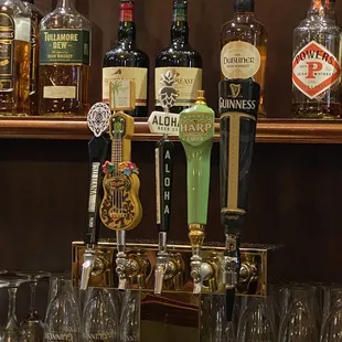 a selection of liquors