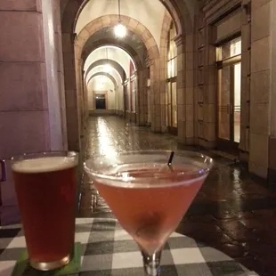 Love having our drinks on the front promenade @ Ferguson's. Great service, yummy drinks &amp; pet friendly outside.