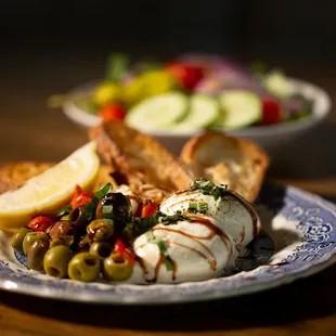 a plate of food