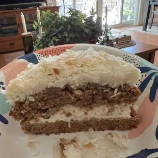 Half of their carrot cake.  Really good!!
